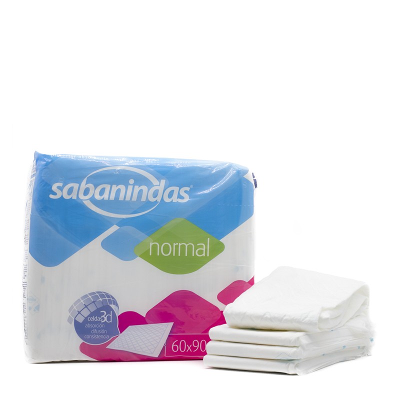 Empapador o salvacamas desechable Tamaño 60 cm x 40 cm Formato FV 30 uds.