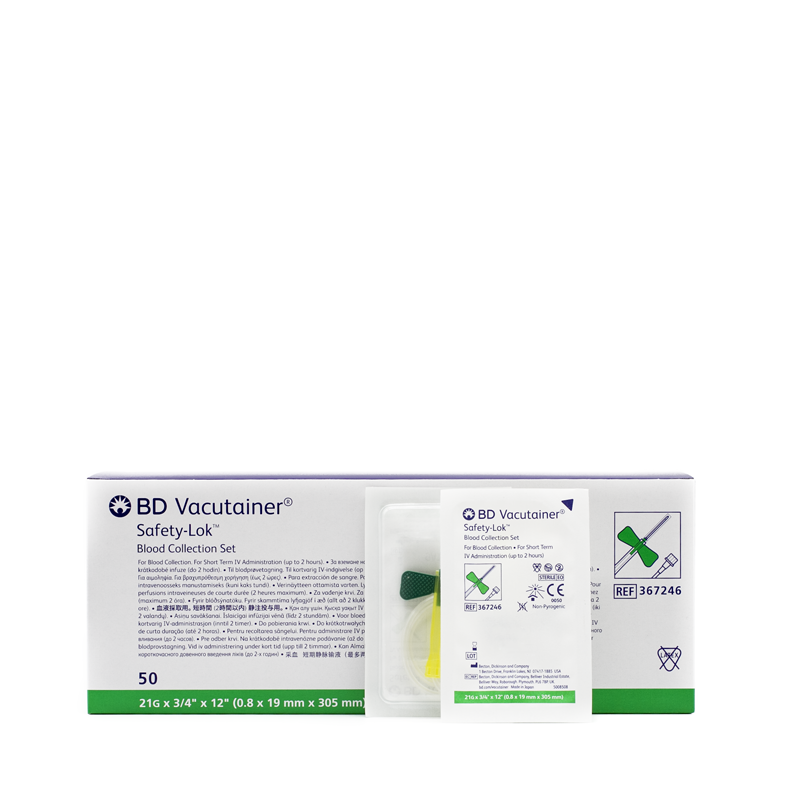 Agujas Palomilla de Seguridad "BD Vacutainer Safety-Lock" Agujas Palomilla de Seguridad "BD Vacutainer Safety-Lock"