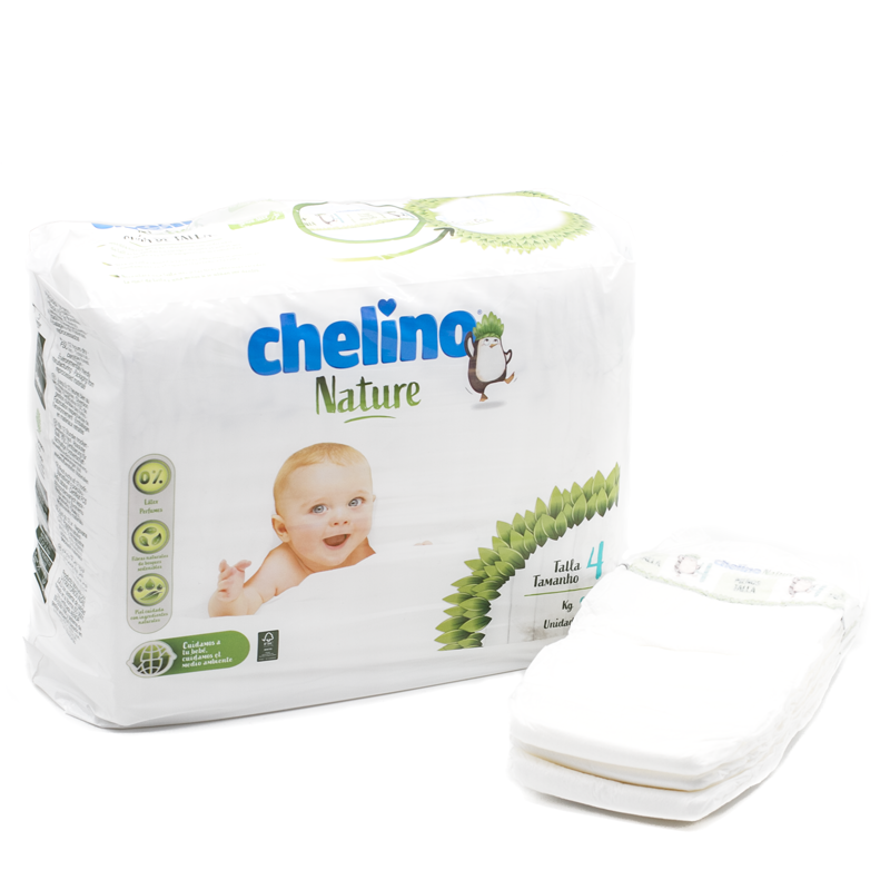 CHELINO NATURE Pañales Talla 1 de 1-3 Kg 28 unidades